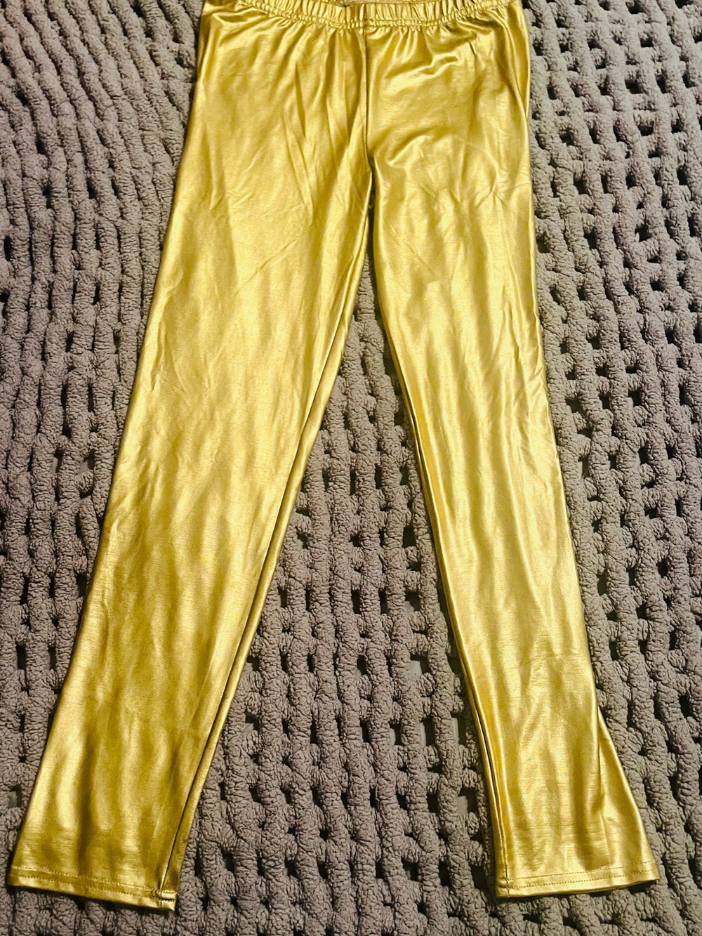 Metallic Gold Leggings